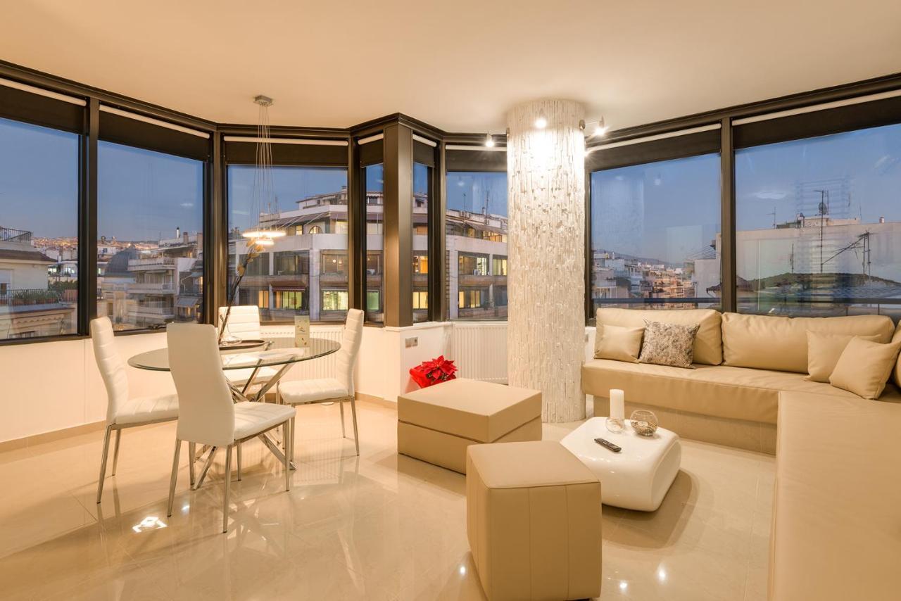 Ace Location | Luxury Building Apartment Tesalonika Bagian luar foto