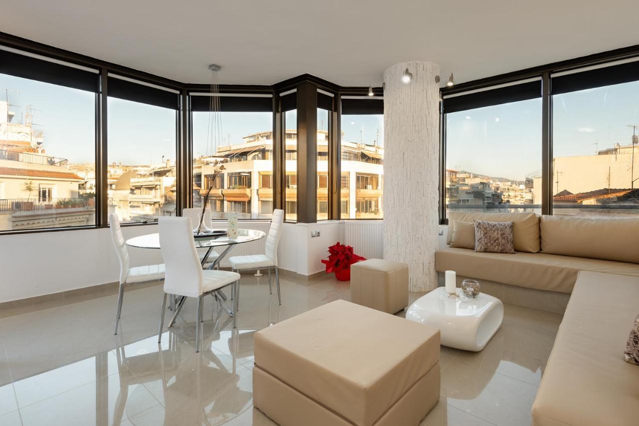 Ace Location | Luxury Building Apartment Tesalonika Bagian luar foto