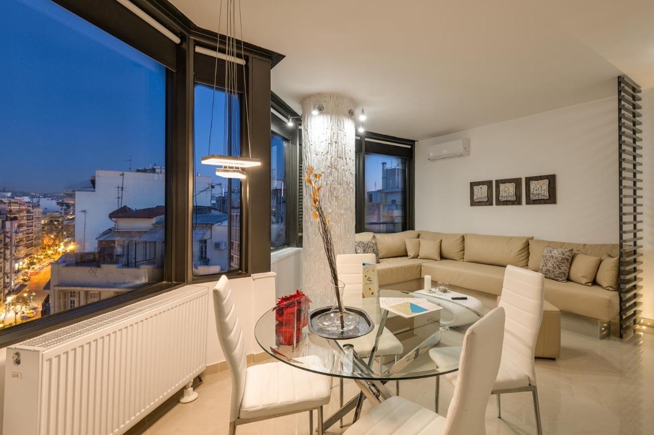 Ace Location | Luxury Building Apartment Tesalonika Bagian luar foto